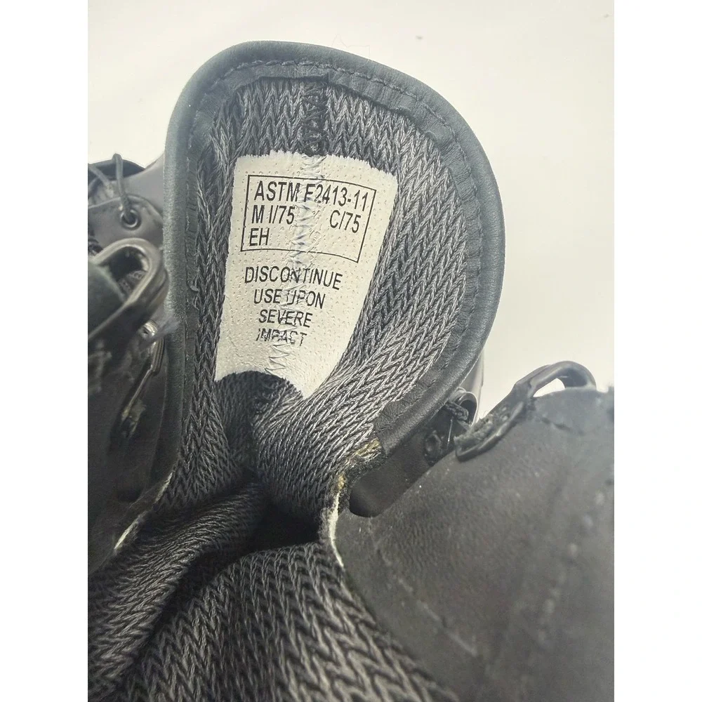 Bates Men Gore-Tex Sz 7R Waterproof Safety Toe Vibram Military Combat Boots Blck